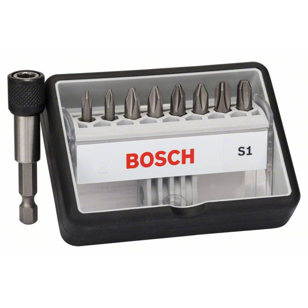 Bosch 2607002560 Schroefbitset Robust Line S Extra Hard, 8 + 1-delig, 25 mm, PH