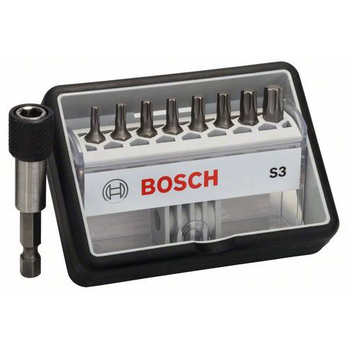 Bosch Accessories Robust Line 2607002562 Bit-Set 9teilig Innen-Sechsrund (TX)