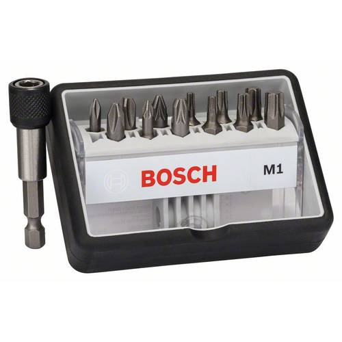 Bosch Accessories Robust Line 2607002563 Bit-Set 13teilig Kreuzschlitz Phillips, Kreuzschlitz Pozidriv, Innen-Sechsrund ...