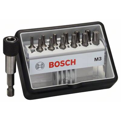 Bosch Accessories Robust Line 2607002565 Bit-Set 13teilig Innen-Sechsrund (TX) 