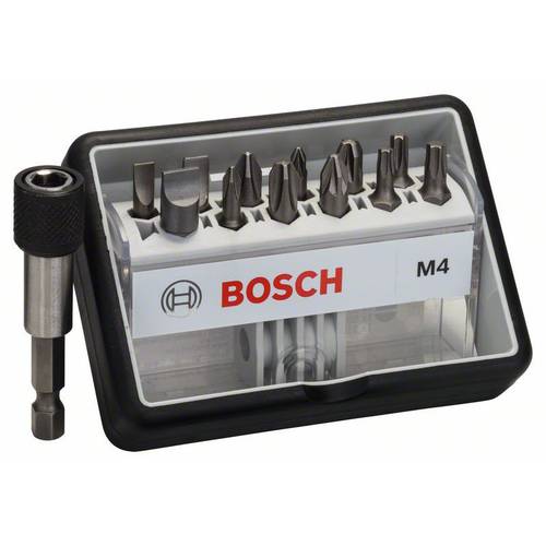 Bosch Accessories Robust Line 2607002566 Bit-Set 13teilig Schlitz, Kreuzschlitz Phillips, Kreuzschlitz Pozidriv, Innen-S...