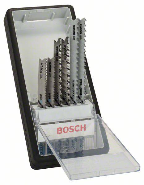 BOSCH Stichsägeblatt-Set Robust Line, Progressor U-Schaft, 6-teilig 2607010532 Sägeblatt (2607010532