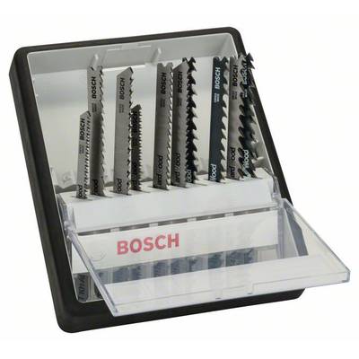 Bosch Accessories 2607010540 Stichsägeblatt-Set Robust Line Wood Expert, T-Schaft, 10-teilig 1 Set