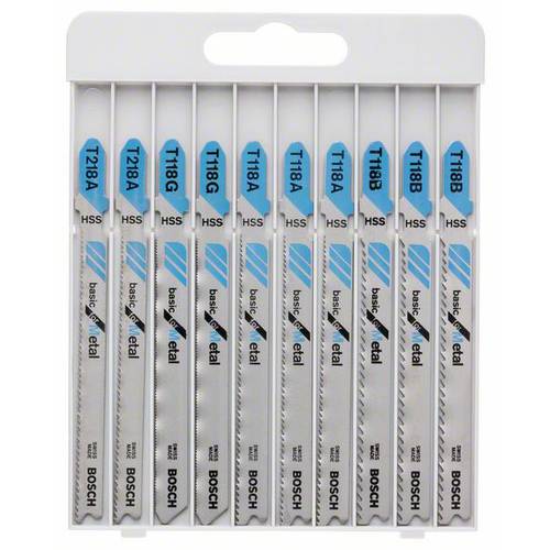 Thumbnail - Bosch Accessories 2607010631 Stichsägeblatt-Set Basic for Metal, 10-teilig 1 Set