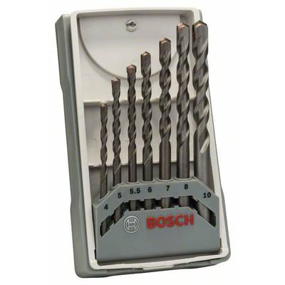 Bosch Accessories CYL-3 2607017083 Hartmetall Beton-Spiralbohrer-Set 7teilig 4 mm, 5 mm, 5.5 mm, 6 mm, 7 mm, 8 mm, 10 mm