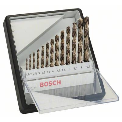 Bosch Accessories 2607019926 HSS Metall-Spiralbohrer-Set 13teilig   Cobalt DIN 338 Zylinderschaft 1 Set