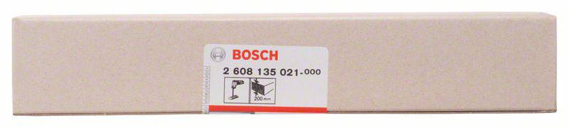 Ein rechteckiger Karton mit Bosch-Logo und Artikelnummer '2 608 135 021.000', zeigt ein Symbol für Bohrzubehör.