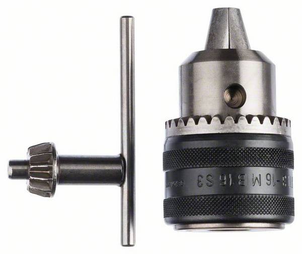 Zahnkranzbohrfutter bis 16 mm, 3 - 16 mm, B-16 Bosch Accessories 2608571020 3 - 16 mm