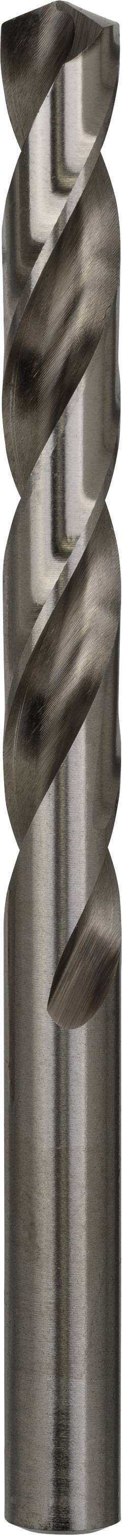 Ein metallischer Spiralbohrer mit glänzender Oberfläche, geeignet für präzise Bohrarbeiten in Metall und Holz.
