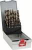 Bosch Accessories 2608587018 HSS Metall-Spiralbohrer-Set 25teilig 1 mm, 1.5 mm, 2 mm, 2.5 mm, 3 mm, 3.5 mm, 4 mm, 4.5 mm, 5 mm, 5.5 mm, 6 mm, 6.5 mm, 7 mm, 7.5 mm, 8 mm, 8.5 mm, 9 mm, 9.5 mm, 10 mm, 10.5 mm, 11 mm, 11.5 mm, 12 mm, 12.5 mm, 13 mm Cobalt DIN 338 Zylinderschaft 1 Set