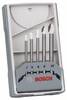 Bosch Accessories 2608587169 Glas- und Fliesenbohrer 5teilig 4 mm, 5 mm, 6 mm, 8 mm, 10 mm Zylinderschaft 1 Set