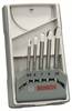 Bosch Accessories 2608587170 Glas- und Fliesenbohrer 5teilig 5.5 mm, 6 mm, 7 mm, 8 mm, 10 mm Zylinderschaft 1 Set