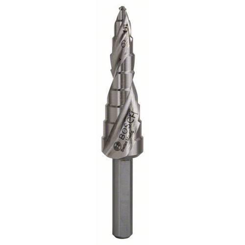 Bosch Accessories 323227 HSS Stufenbohrer 4 - 12 mm Gesamtlänge 66.5 mm 3-Flächenschaft 9 St.