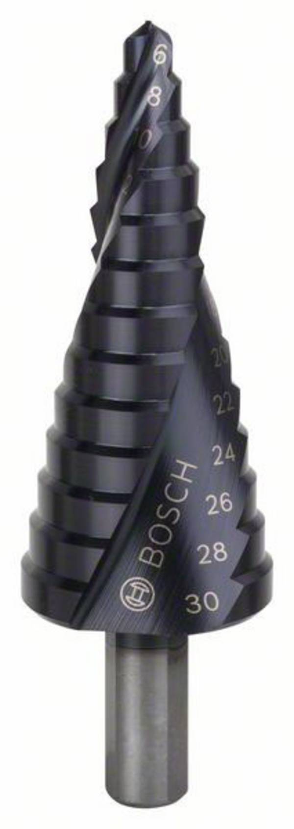 Bosch Accessories 2608588067 2608588067 HSS Stufenbohrer Gesamtlänge 93.5 mm TiAIN 3-Flächenschaft 1 St.