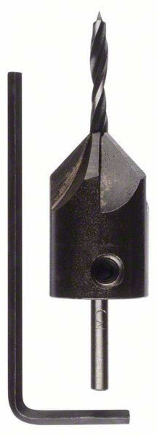 Bosch Accessories 2608595345 Holz-Spiralbohrer 3 mm Gesamtlänge 60 mm Zylinderschaft 1 St.