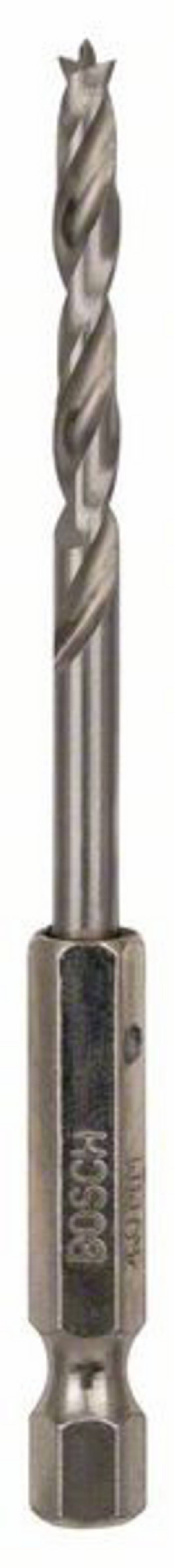 Bosch Accessories 2608595520 Holz-Spiralbohrer 4 mm Gesamtlänge 88 mm 1/4" (6.3 mm) 1 St.
