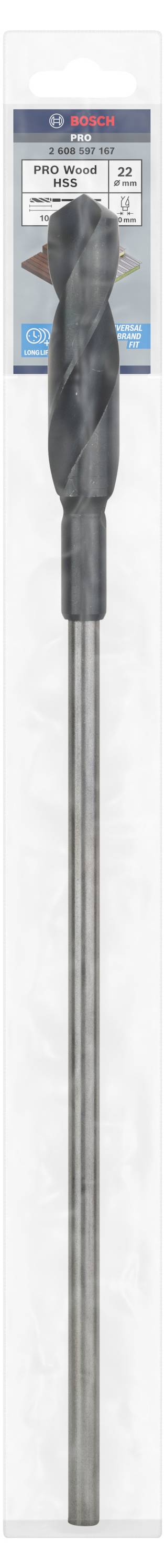 'Bosch SDS Plus-3 Hammerbohrer', 6 x 100 x 160 mm. Geeignet für Beton, Mauerwerk. Verpackung zeigt Produktinformationen und Markenlogo.