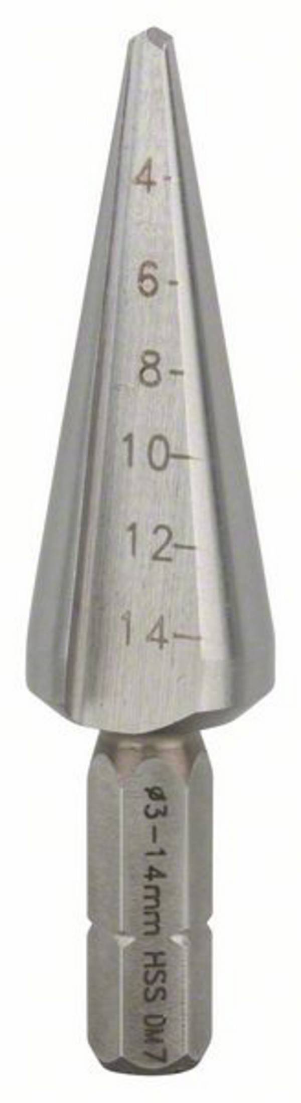 Bosch Accessories 2608597522 2608597522 HSS Schälbohrer Gesamtlänge 60 mm 1/4" (6.3 mm) 1 St.