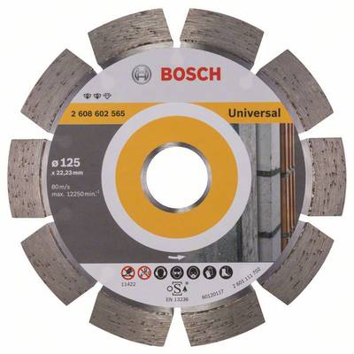 Bosch Accessories 2608602565 2608602565 Diamanttrennscheibe Durchmesser 125 mm   1 St.