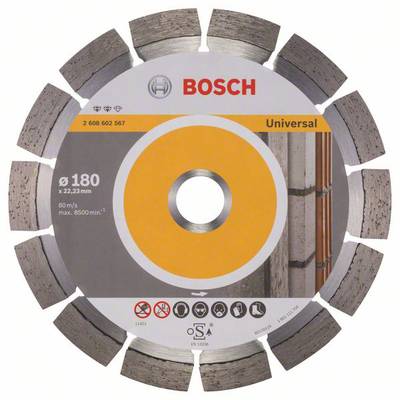 Bosch Accessories 2608602567 Bosch Diamanttrennscheibe Durchmesser 180 mm   1 St.