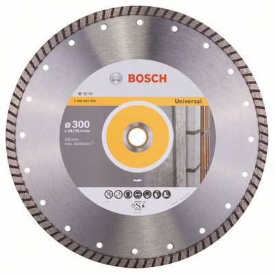 Bosch Trennscheibe, 300 x 20/25.4 mm, für Universal-Einsatz, max. 100 m/s, max. 6400 U/min.
