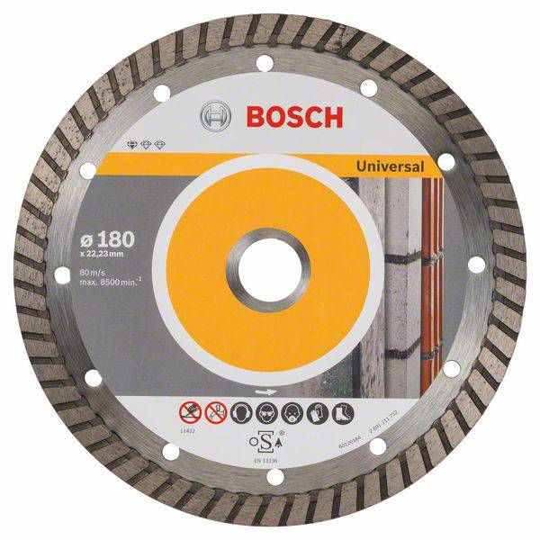 Bosch Accessories 2608603251 2608603251 Diamanttrennscheibe Durchmesser 180 mm   10 St.