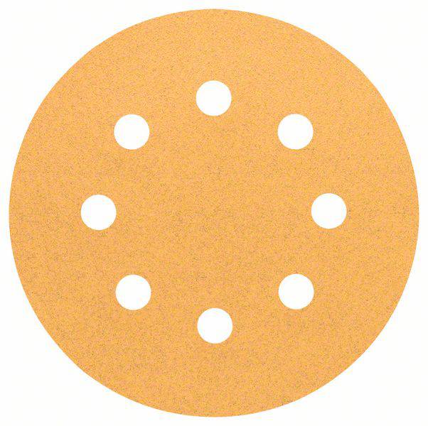 Bosch Accessories Best for Wood 2608605061 Exzenterschleifpapier mit Klett, gelocht Körnung (num) 120 (Ø) 115 mm 5 St.