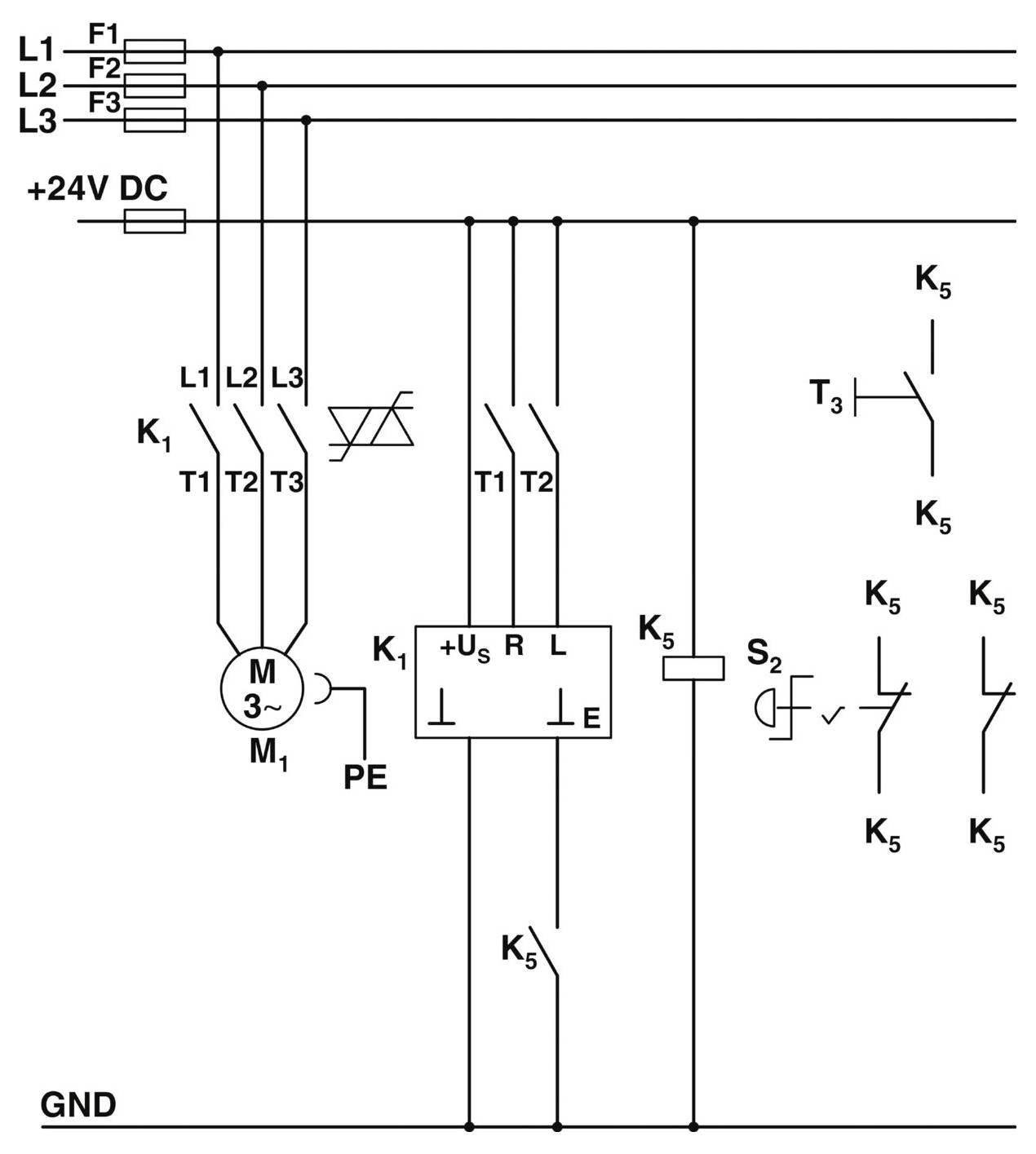 Phoenix Contact ELR H5-IES-SC-230AC/500AC-2 Motorschütz 230 V/AC 2.4 A Passend für Marke (Relais): Phoenix Contact 1 St.-4