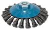 Bosch Accessories Kegelbürste Heavy for Metal, gezopft, 115 mm, 0,5 mm, 12500 U/min, M14 Bosch Power Tools 2608622058 1 St.