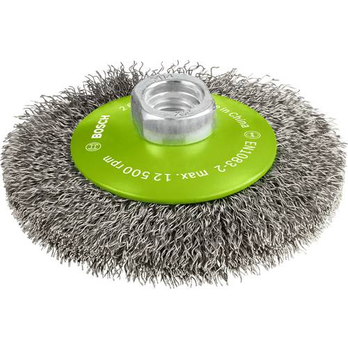 Thumbnail - Bosch Accessories Kegelbürste Clean for Inox, gewellt, rostfrei, 100 mm, 0,35 mm, 12500 U/min, M14 Bosch Power Tools 260...