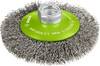 Bosch Accessories Kegelbürste Clean for Inox, gewellt, rostfrei, 100 mm, 0,35 mm, 12500 U/min, M14 Bosch Power Tools 2608622108 1 St.