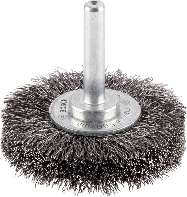 Bosch Accessories Scheibenbürste, gewellt, 50 mm, 0,2 mm, 15 mm, 4500 U/min Bosch Power Tools Schaft-Ø 6 mm 2608622111 1 St.