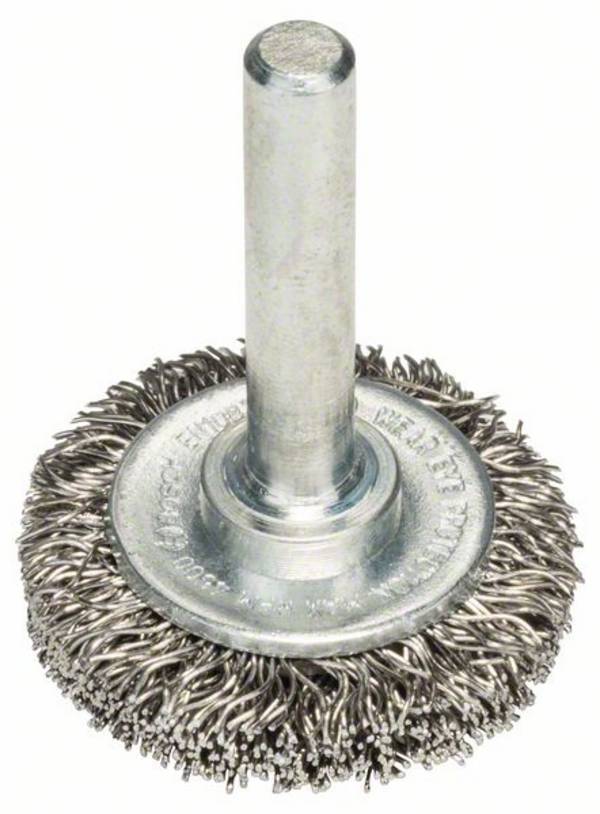 Bosch Accessories Scheibenbürste, gewellt, rostfrei, 30 mm, 0,3 mm, 6 mm, 4500 U/ min Bosch Power Tools Schaft-Ø 6 mm 2608622119 1 St.