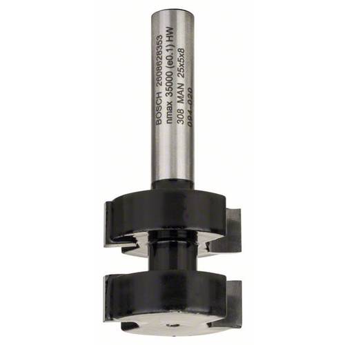 Bosch Accessories 2608628353 Federfräser Hartmetall Länge 58 mm Produktabmessung, Ø 25 mm Schaftdurchmesser 8 mm