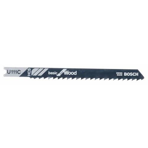 Bosch Accessories 2608630566 Stichsägeblatt U 111 C Basic for Wood, 3er-Pack 3 St.
