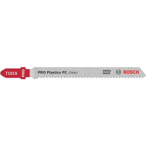 Bosch Accessories 2608631010 Stichsägeblatt T 101 A Clean for PC, 5er-Pack 5 St.