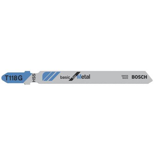 Bosch Accessories 2608631012 Stichsägeblatt T 118 G Basic for Metal, 5er-Pack 5 St.