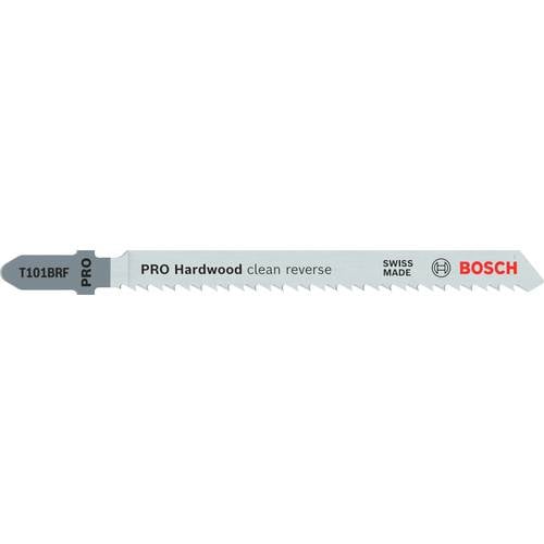 Bosch Accessories 2608634235 Stichsägeblatt T 101 BRF Clean for Hard Wood, 5er-Pack 5 St.