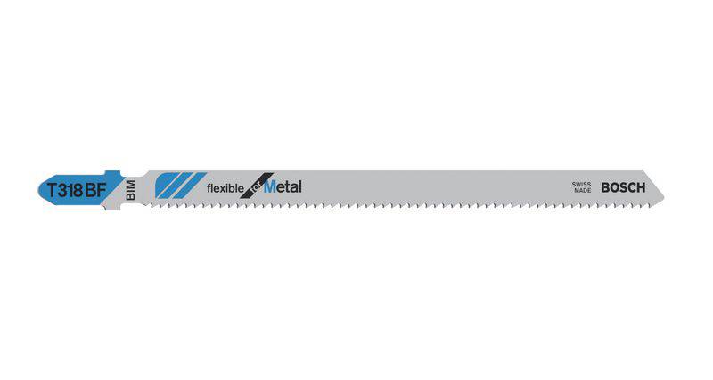 Bosch Accessories 2608636233 Stichsägeblatt T 318 BF Flexible for Metal, 3er-Pack 3 St.-0
