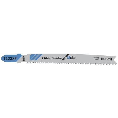 Bosch Accessories 2608638472 Stichsägeblatt T 123 XF Progressor for Metal, 3er-Pack 3 St.