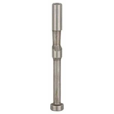 Ein langer, zylindrischer Metallstift mit geraden und vertieften Abschnitten. Eignet sich zur mechanischen Verbindung oder Halterung.