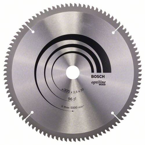 Thumbnail - Bosch Accessories Optiline 2608640442 Hartmetall Kreissägeblatt 305 x 30 x 2.5 mm Zähneanzahl: 96 1 St.