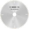 Bosch Accessories Multi Material 2608640514 Hartmetall Kreissägeblatt 235 x 30 x 2.4 mm Zähneanzahl: 64 1 St.