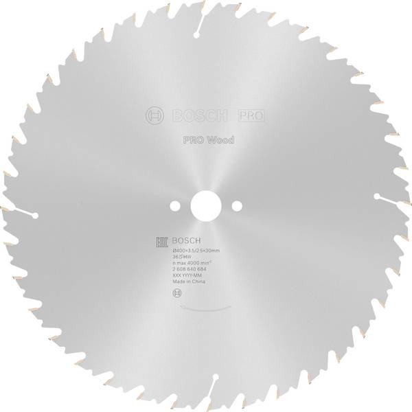 Bosch Accessories Standard for Wood Speed 2608640684 Hartmetall Kreissägeblatt 400 x 30 x 3.5 mm Zähneanzahl: 36 1 St.