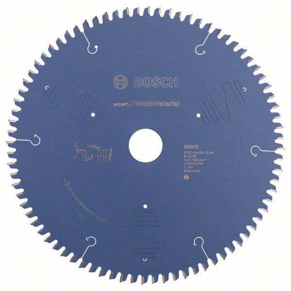 Bosch Accessories Expert for Multi Material 2608642494 Kreissägeblatt 250 x 30 x 2.4 mm Zähneanzahl: 80 1 St.