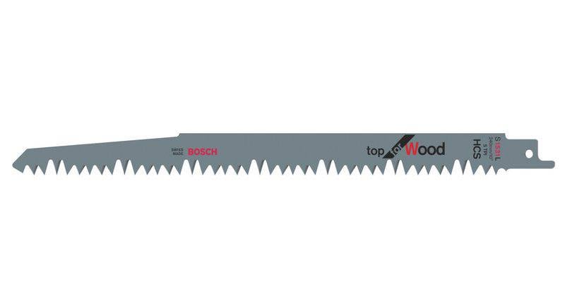 Bosch Accessories 2608650613 Säbelsägeblatt S 1531 L, Top for Wood, 2er-Pack Sägeblatt-Länge 240 mm 2 St.