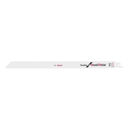 Bosch Accessories 2608656022 Säbelsägeblatt S 1222 VF, Flexible for Wood and Metal, 5er-Pack Sägeblatt-Länge 300 mm 5 St...