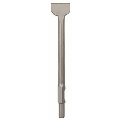 Ein Meißel aus Metall, gerade Form, verwendet zum Bearbeiten von Stein oder Beton.