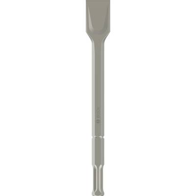 Bosch SDS-plus Meißelaufsatz in Nahaufnahme, geeignet für Bohrhämmer.