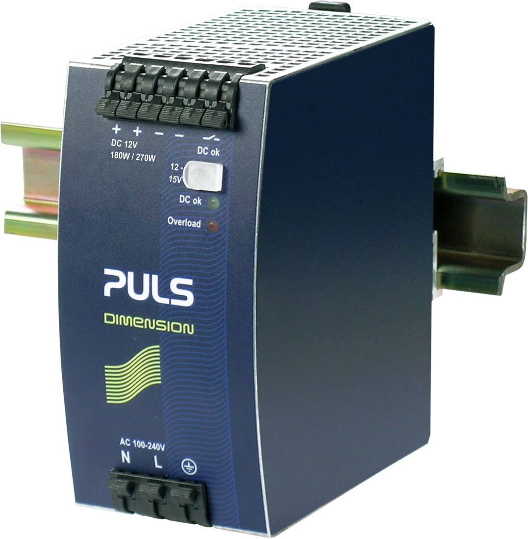 PULS DIMENSION QS10.121 Hutschienen-Netzteil (DIN-Rail) 12 V/DC 15 A 180 W